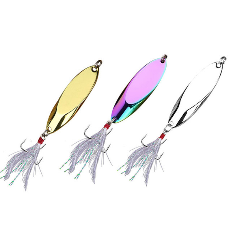 Fishing Lure Spoon - 1 PC 2.5g-35g ช้อนโลหะ Lure SHARP