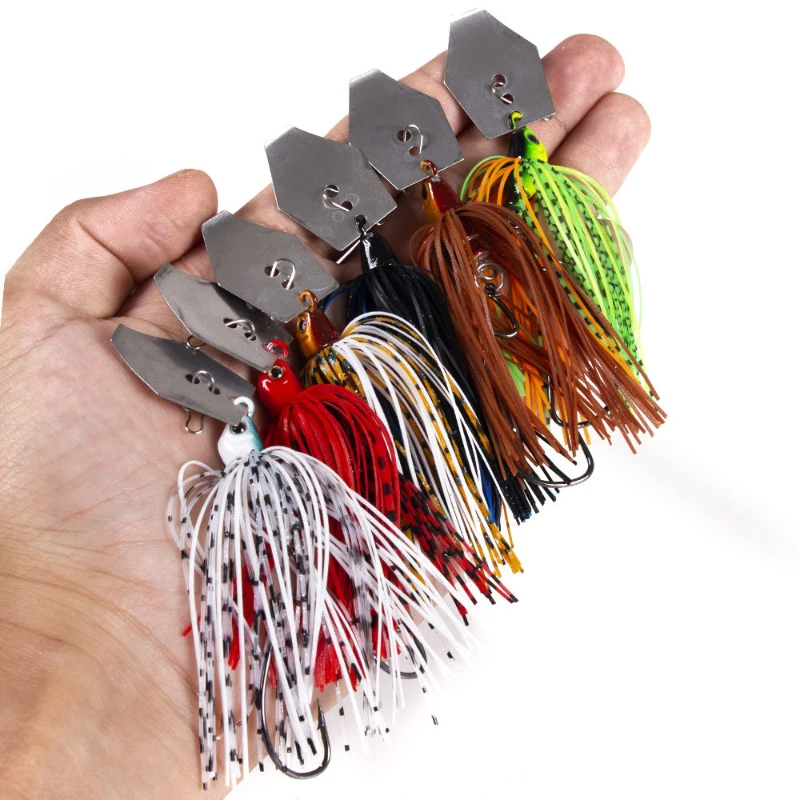 Fishing Lure Crankbait - 6 ชิ้น/เซ็ต Chatterbait เหยื่อตกปลาชุด Spinner เหยื่อตกปลา