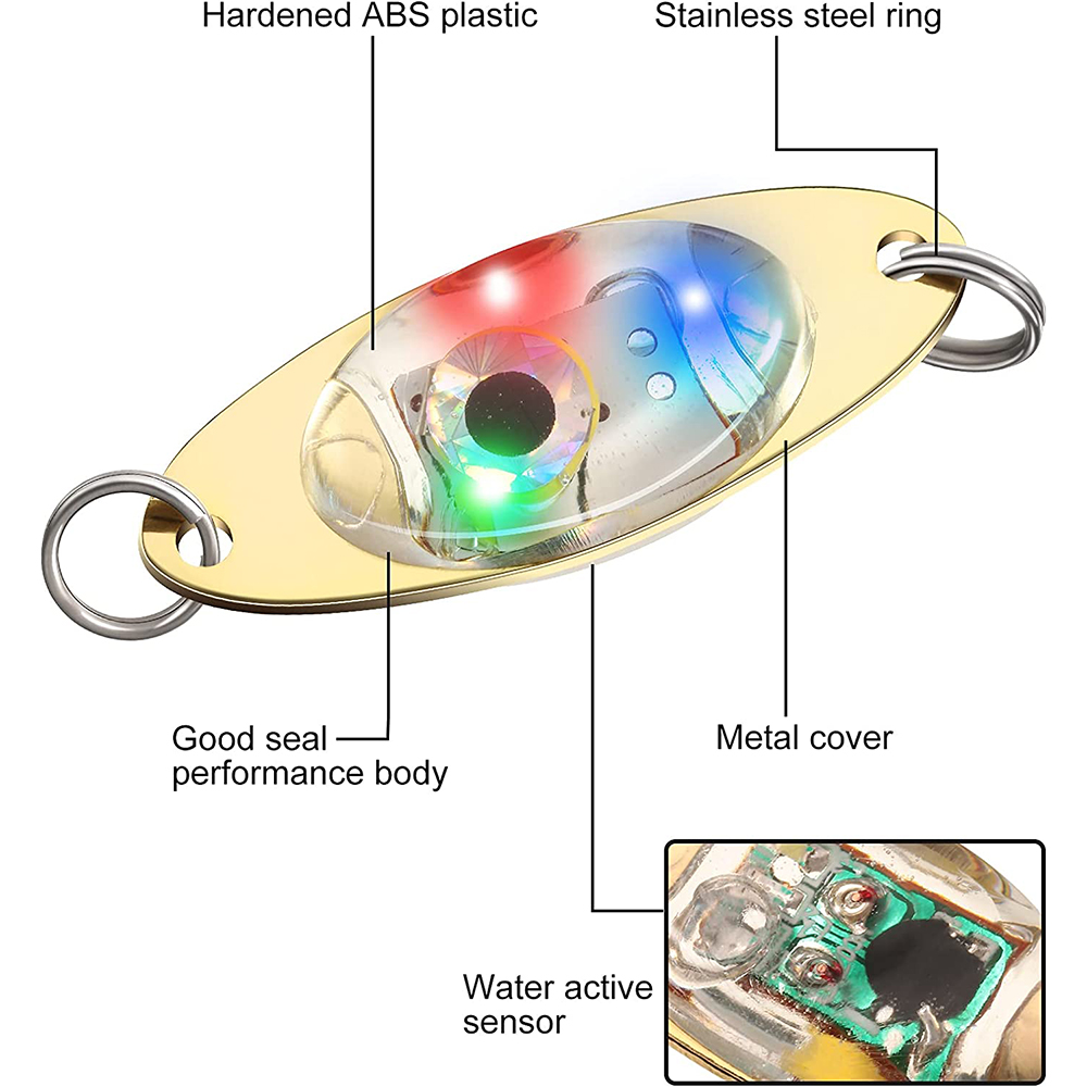 Pro beros ไฟตกปลา LED ทรงหยดน้ - Fishing Lure Spoon บทวิจารณ์และราคา