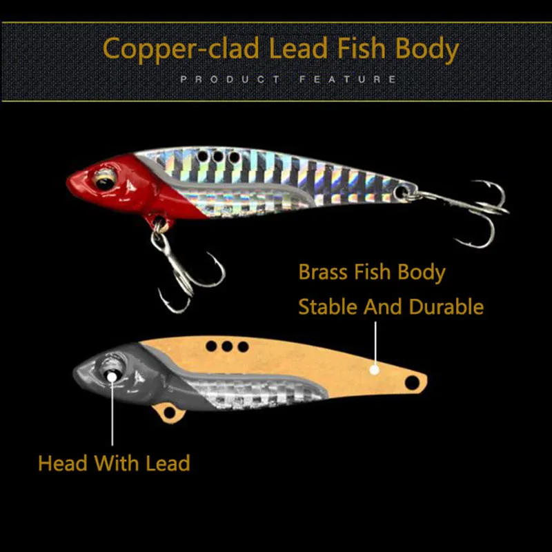 2022 ใหม่มาถึงโลหะเลเซอร์ VIB  - Fishing Lure Spoon บทวิจารณ์และราคา