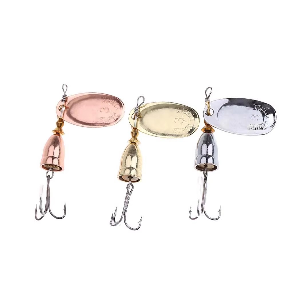 เหยื่อปลอมโลหะแบบสปินเนอร์ 1 ช - Fishing Lure Spoon บทวิจารณ์และราคา