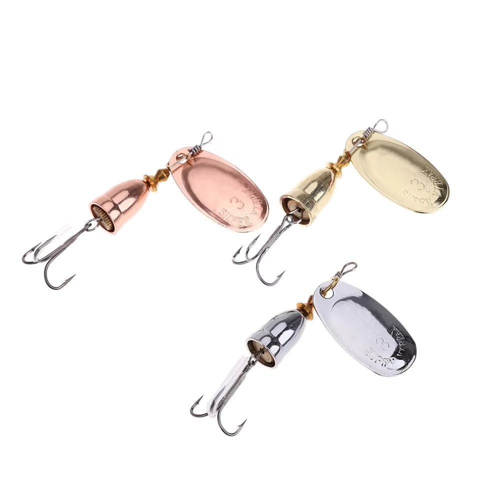 เหยื่อปลอมโลหะแบบสปินเนอร์ 1 ช - Fishing Lure Spoon บทวิจารณ์และราคา