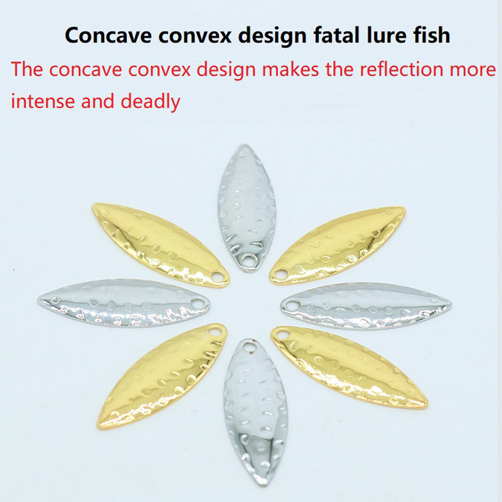 10 ชิ้น/ล็อต ใบไม้ปีกนกประดับเ - Fishing Lure Spoon บทวิจารณ์และราคา